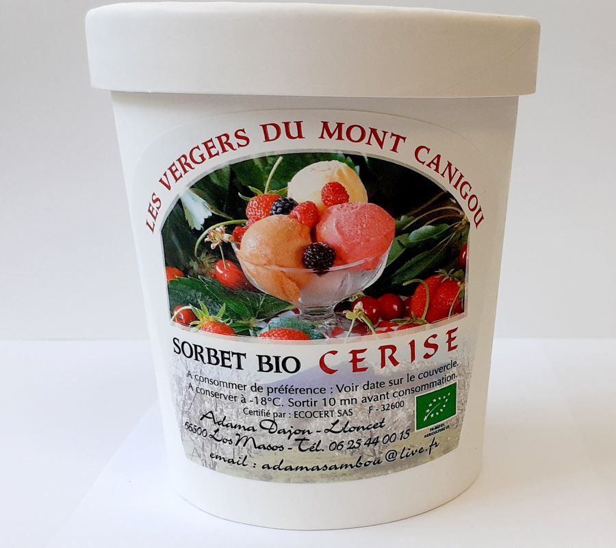 SORBET CERISES BIO 500ML