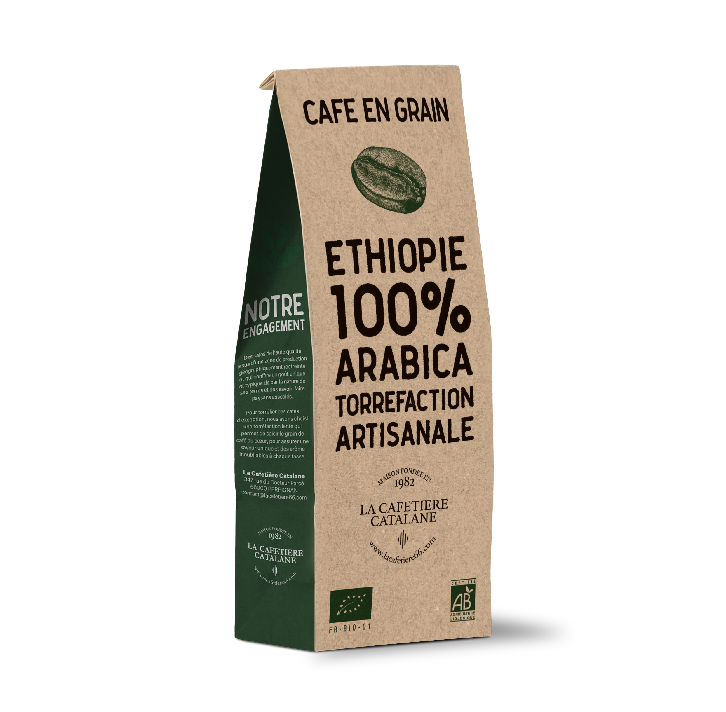 Café d'Ethiopie grain 250 g
