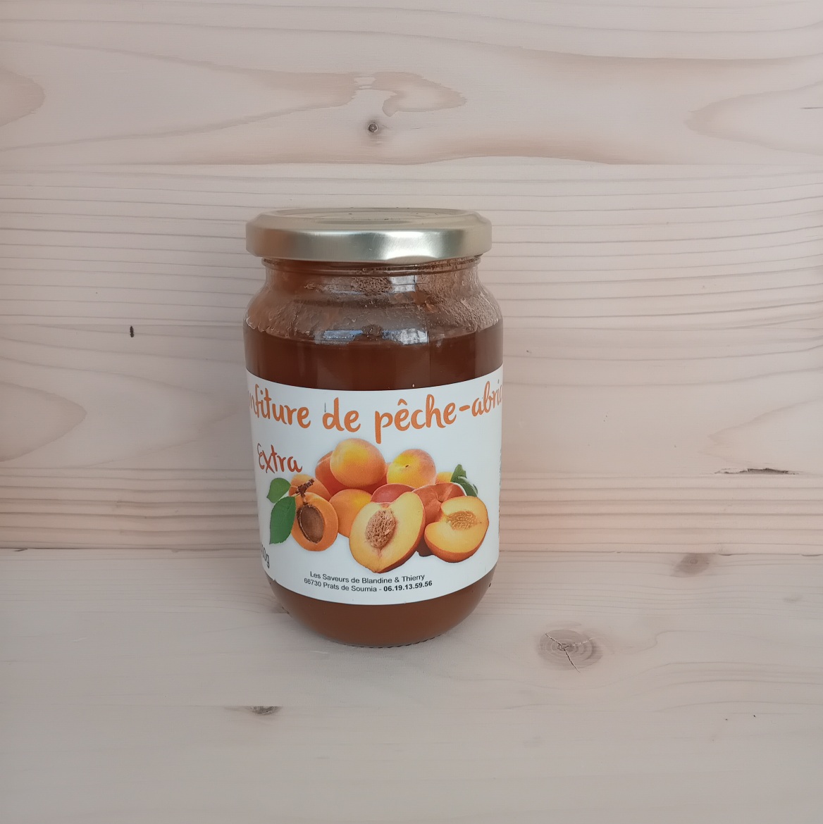 CONFITURE PECHE ABRICOT 400G