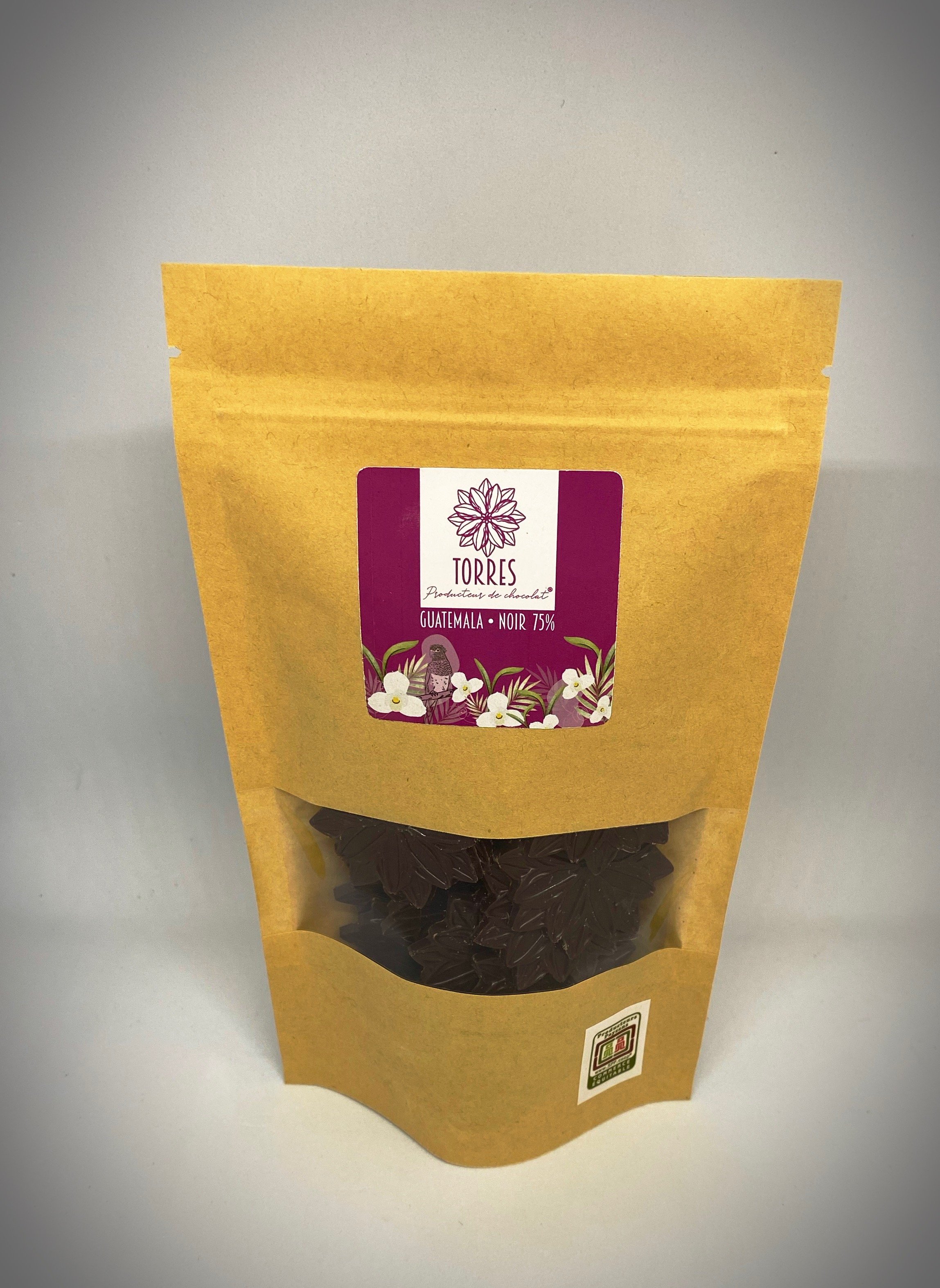 FLEUR DE CABOSSE GUATEMALA 75% DE CACAO 90G