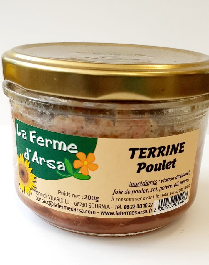 TERRINE DE POULET 200G