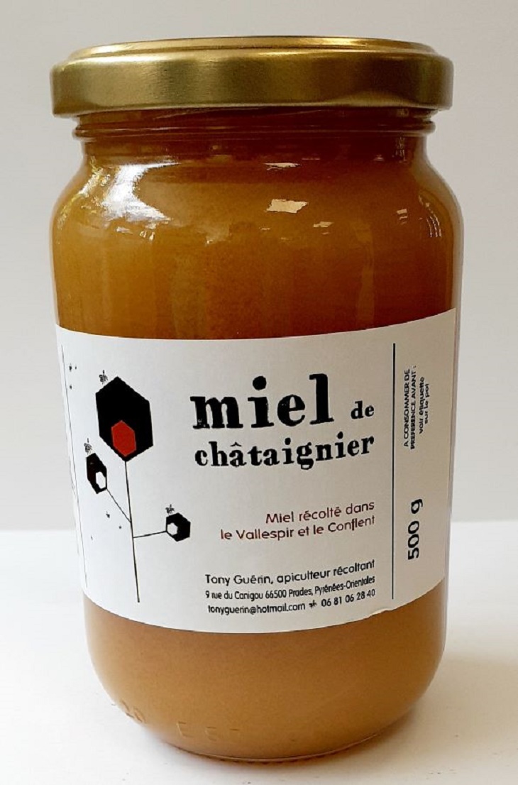 MIEL DE CHÂTAIGNIER - 500GR