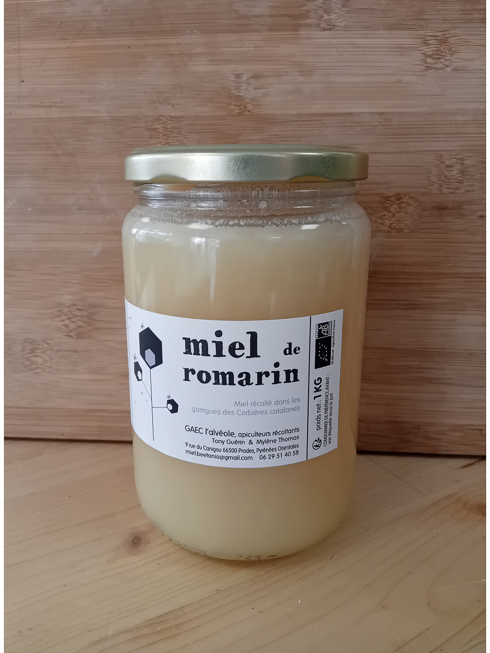 MIEL DE ROMARIN 1KG