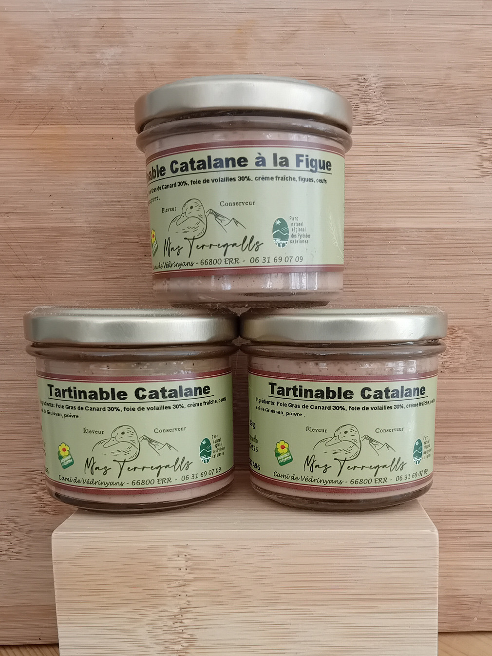 TARTINADE NATURE OU A LA FIGUE 80g