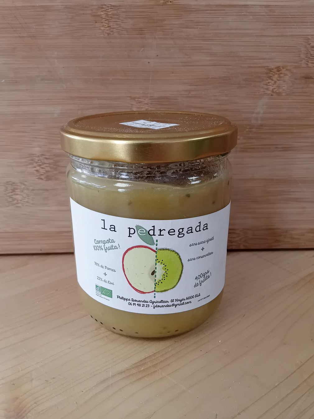 COMPOTE POMME KIWI BIO