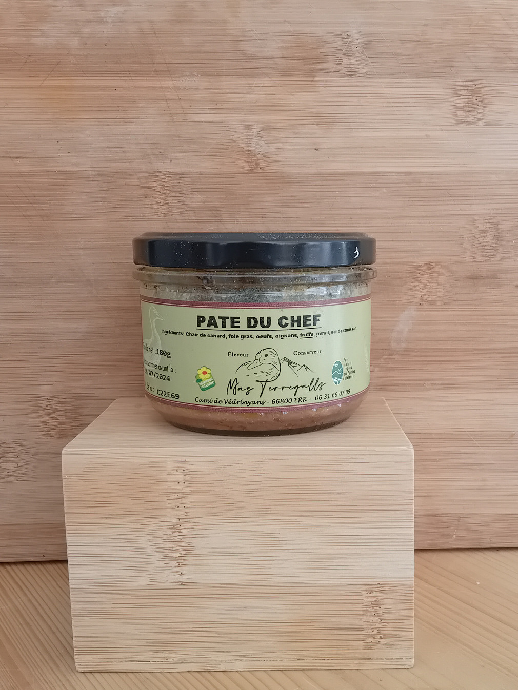 PATE DU CHEF au CANARD avec du Foie Gras et Truffe